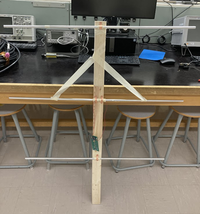 Yagi-Uda antenna photo